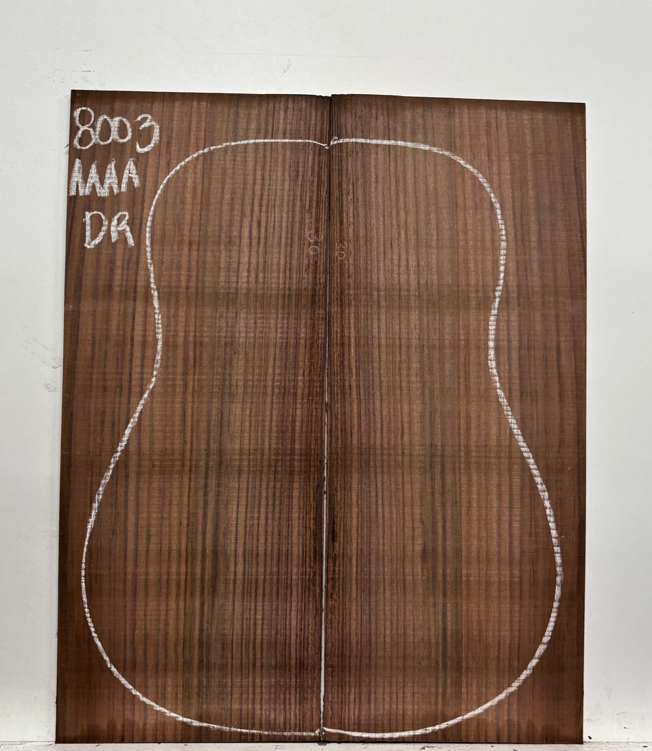 East Indian Rosewood Dreadnought Guitar Back Set #8003 - Exotic Wood Zone