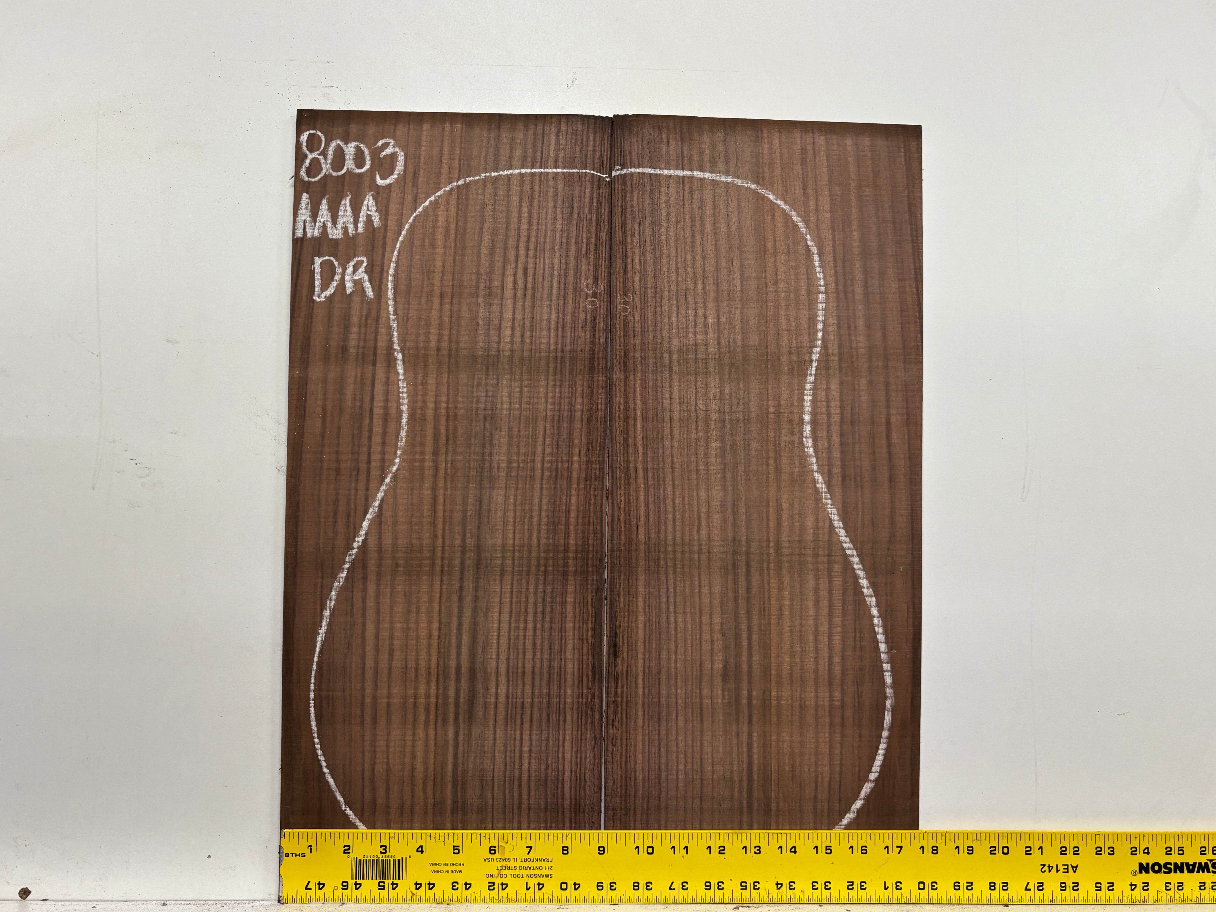 East Indian Rosewood Dreadnought Guitar Back Set #8003 - Exotic Wood Zone