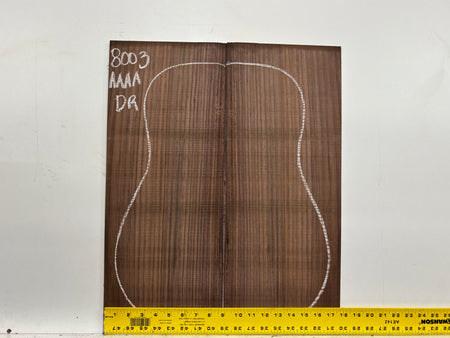 East Indian Rosewood Dreadnought Guitar Back Set #8003 - Exotic Wood Zone