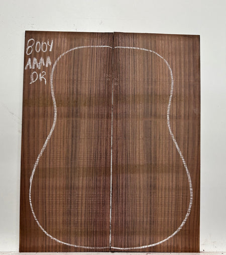 East Indian Rosewood Dreadnought Guitar Back Set #8004 - Exotic Wood Zone