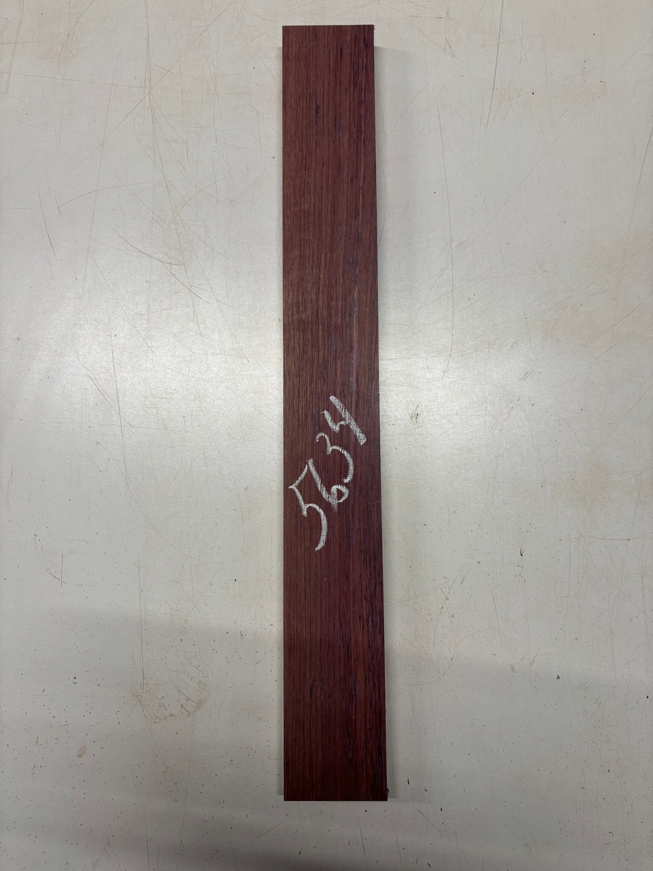 1 Piece, Purpleheart Guitar Neck Blank 24"x3"x1"#5634
