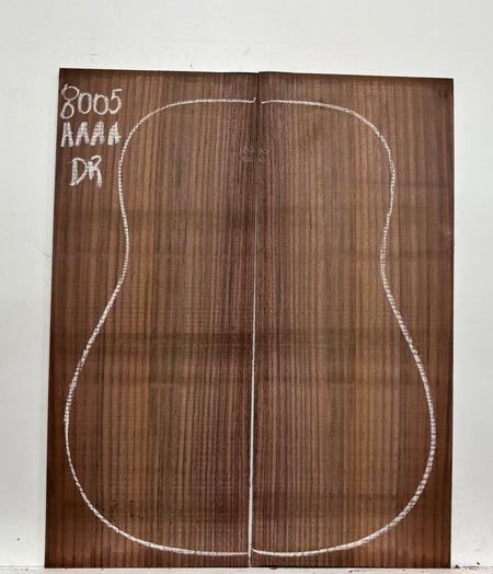 East Indian Rosewood Dreadnought Guitar Back Set #8005 - Exotic Wood Zone