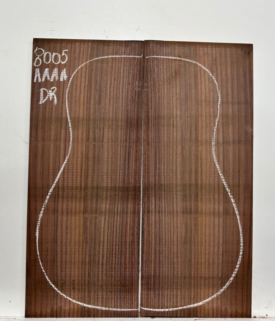 East Indian Rosewood Dreadnought Guitar Back Set #8005 - Exotic Wood Zone