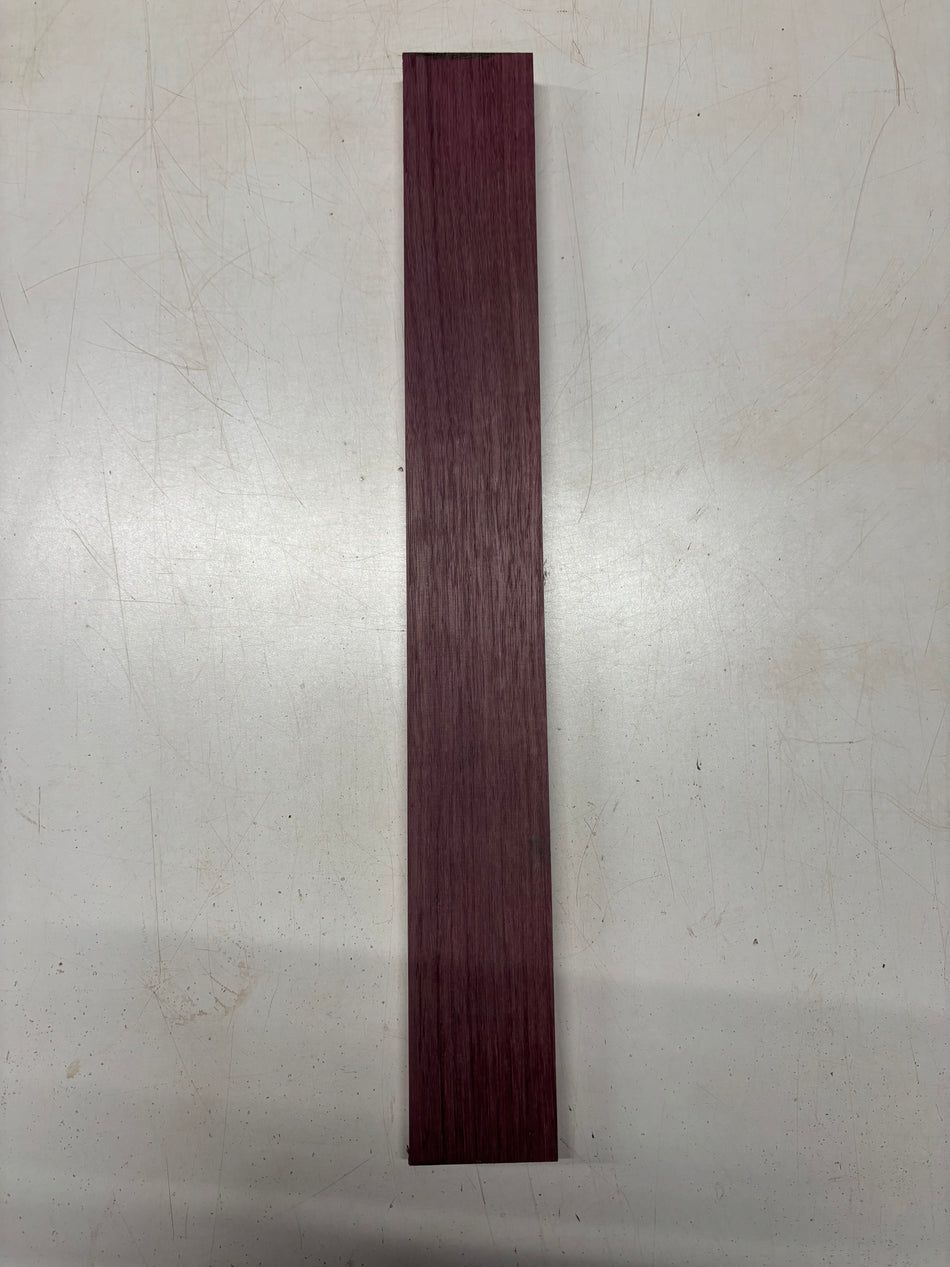 1 Piece, Purpleheart Guitar Neck Blank 24"x3"x1"#5634
