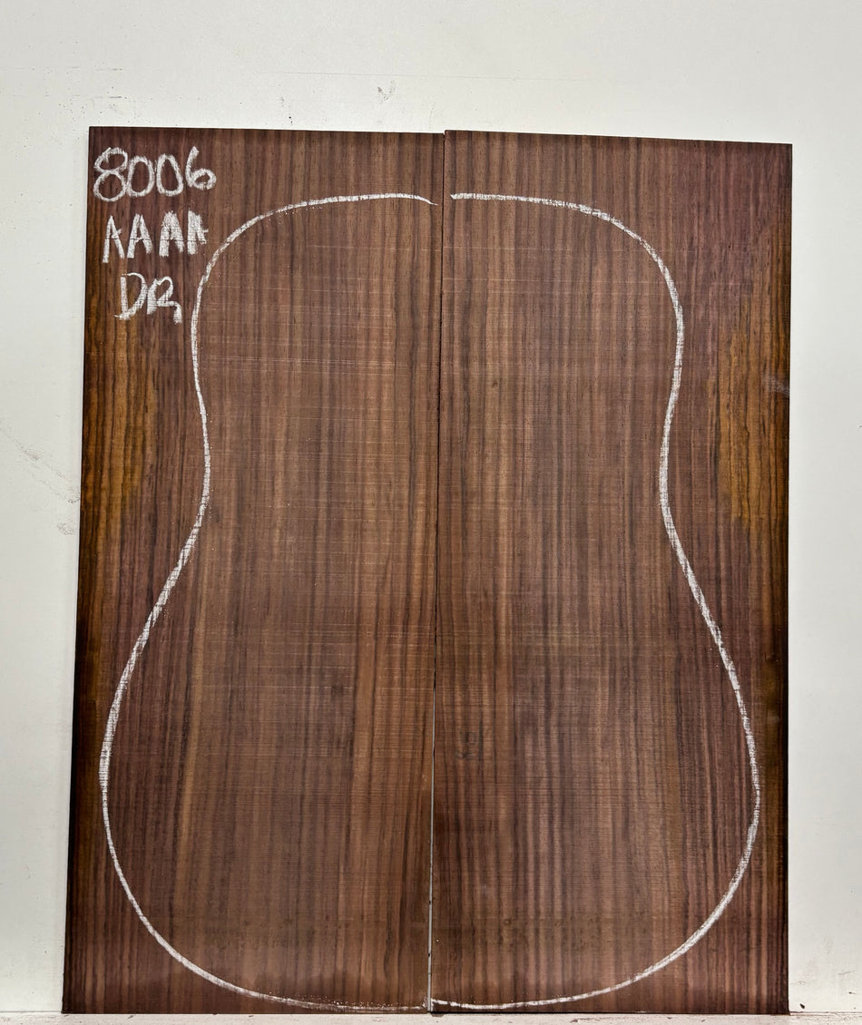 East Indian Rosewood Dreadnought Guitar Back Set #8006 - Exotic Wood Zone