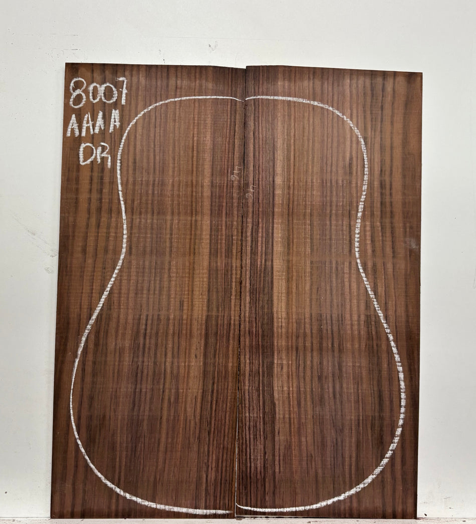 East Indian Rosewood Dreadnought Guitar Back Set #8007 - Exotic Wood Zone