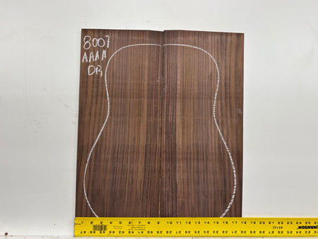 East Indian Rosewood Dreadnought Guitar Back Set #8007 - Exotic Wood Zone