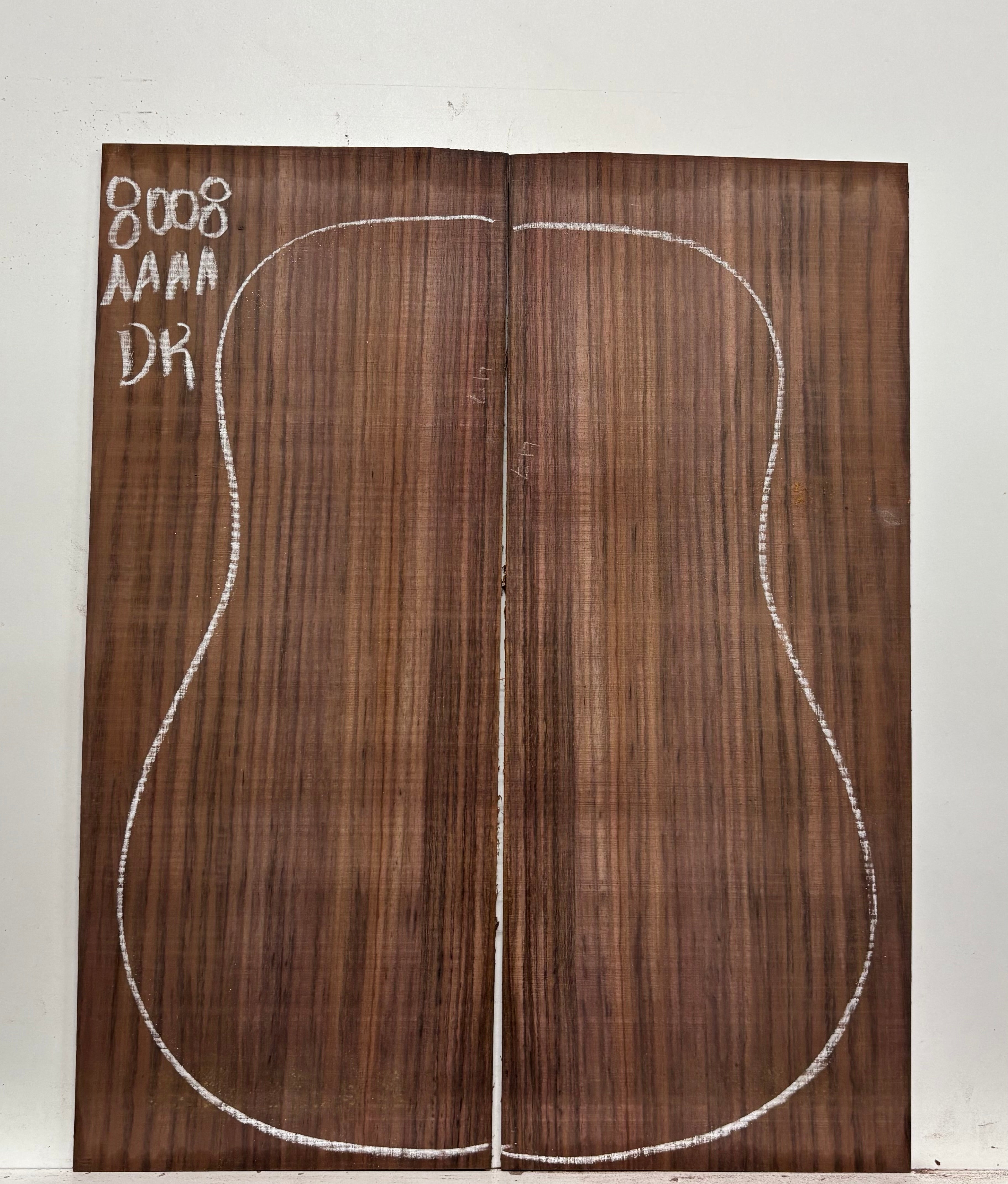 East Indian Rosewood Dreadnought Guitar Back Set #8008 - Exotic Wood Zone