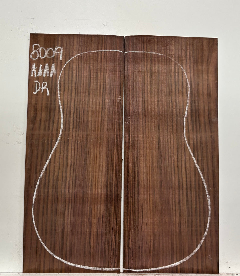 East Indian Rosewood Dreadnought Guitar Back Set #8009 - Exotic Wood Zone