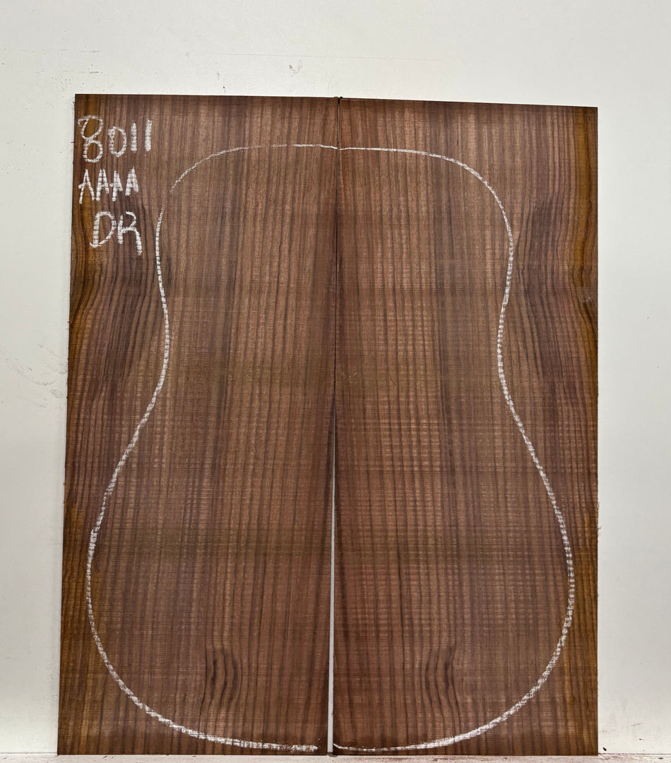 East Indian Rosewood Dreadnought Guitar Back Set #8011 - Exotic Wood Zone