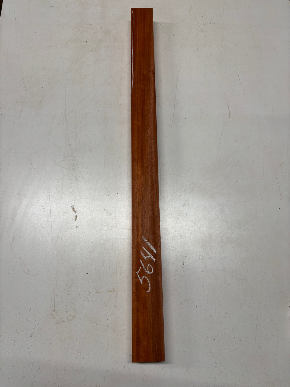 1 Piece, Padauk Guitar Neck Blank 36"x2-5/8"x2"#5641
