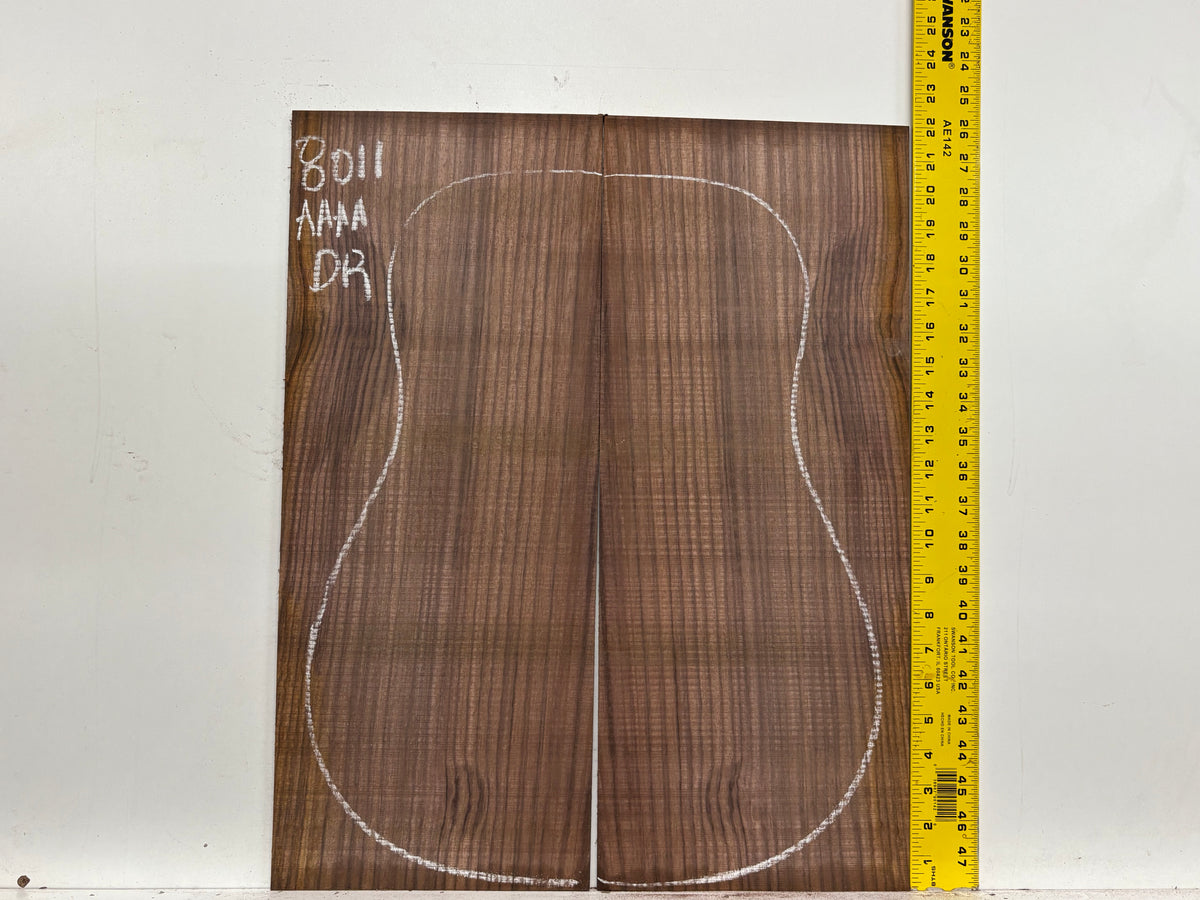 East Indian Rosewood Dreadnought Guitar Back Set #8011 - Exotic Wood Zone