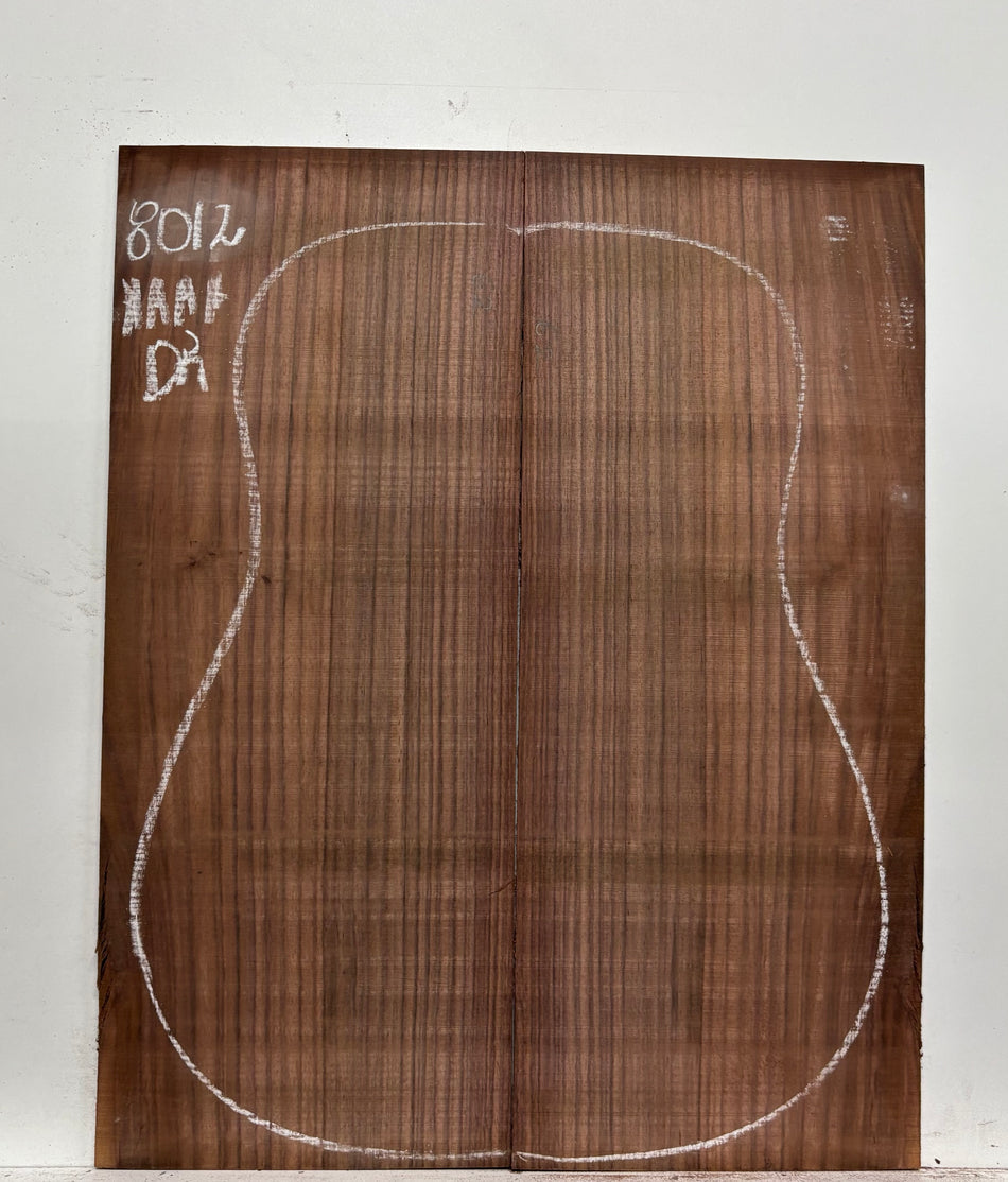 East Indian Rosewood Dreadnought Guitar Back Set #8012 - Exotic Wood Zone
