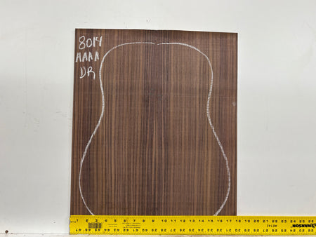 East Indian Rosewood Dreadnought Guitar Back Set #8014 - Exotic Wood Zone