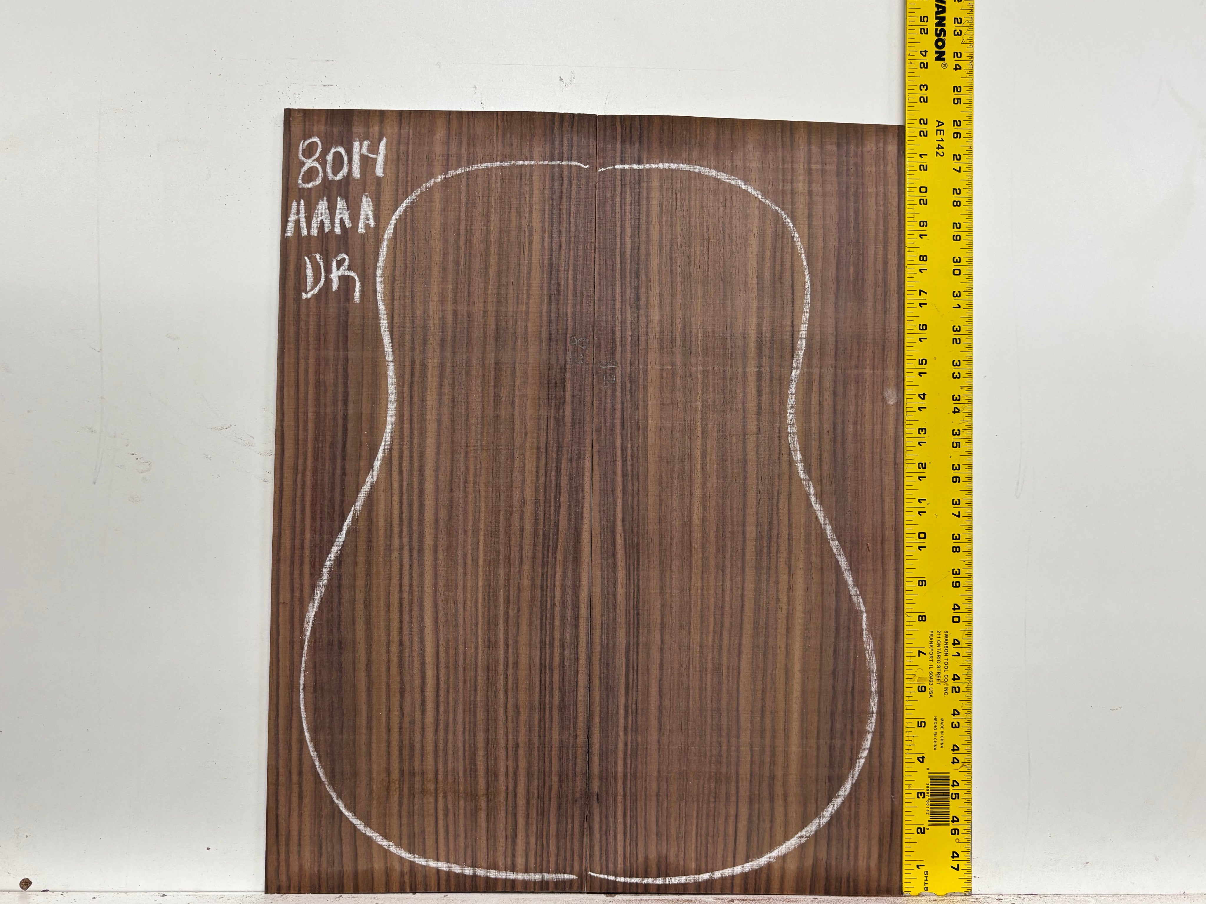 East Indian Rosewood Dreadnought Guitar Back Set #8014 - Exotic Wood Zone