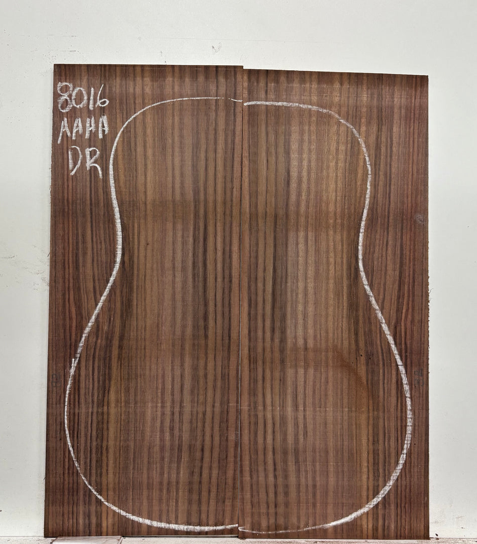 East Indian Rosewood Dreadnought Guitar Back Set #8016 - Exotic Wood Zone