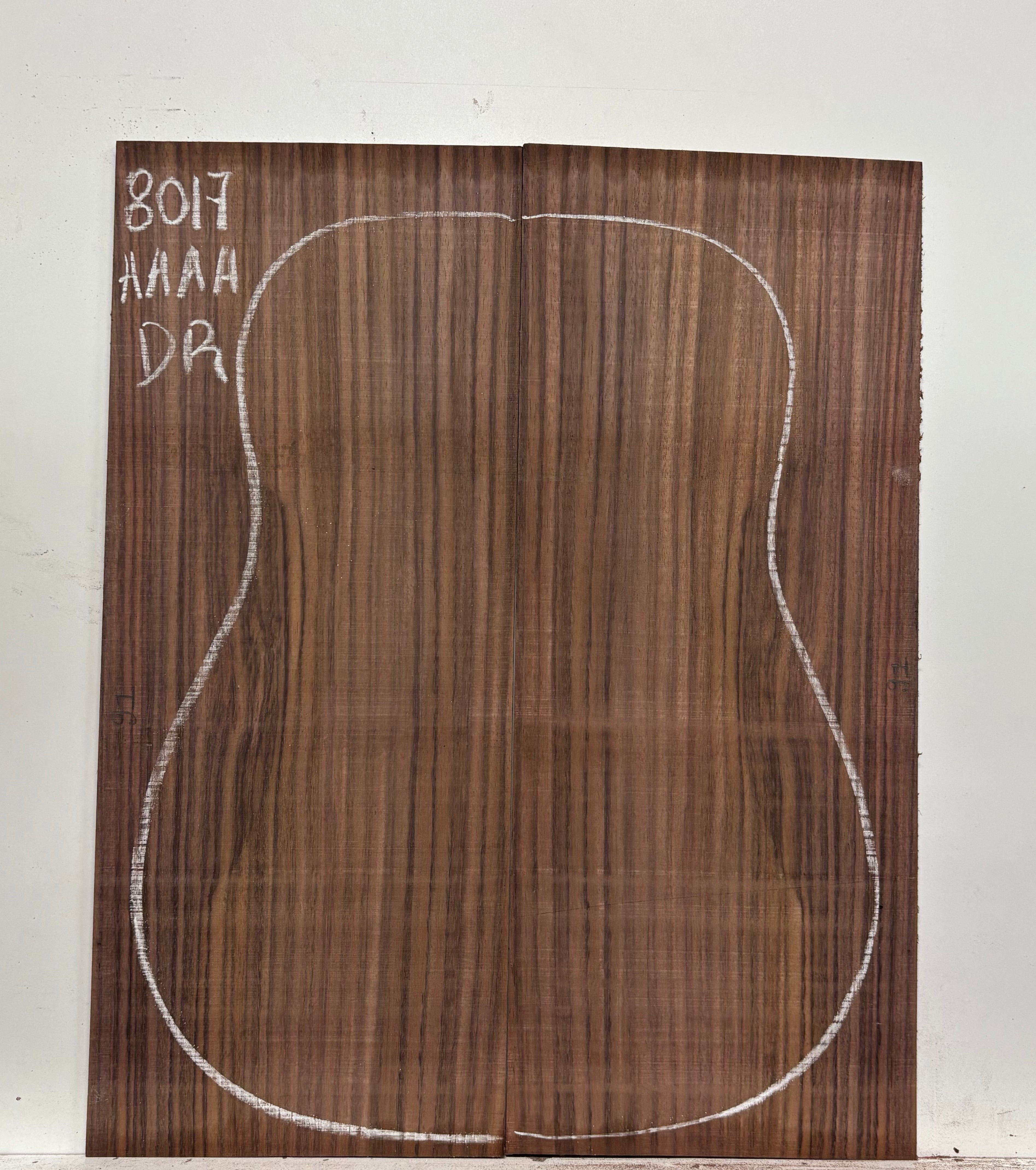 East Indian Rosewood Dreadnought Guitar Back Set #8017 - Exotic Wood Zone