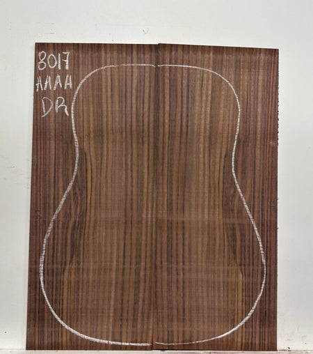 East Indian Rosewood Dreadnought Guitar Back Set #8017 - Exotic Wood Zone