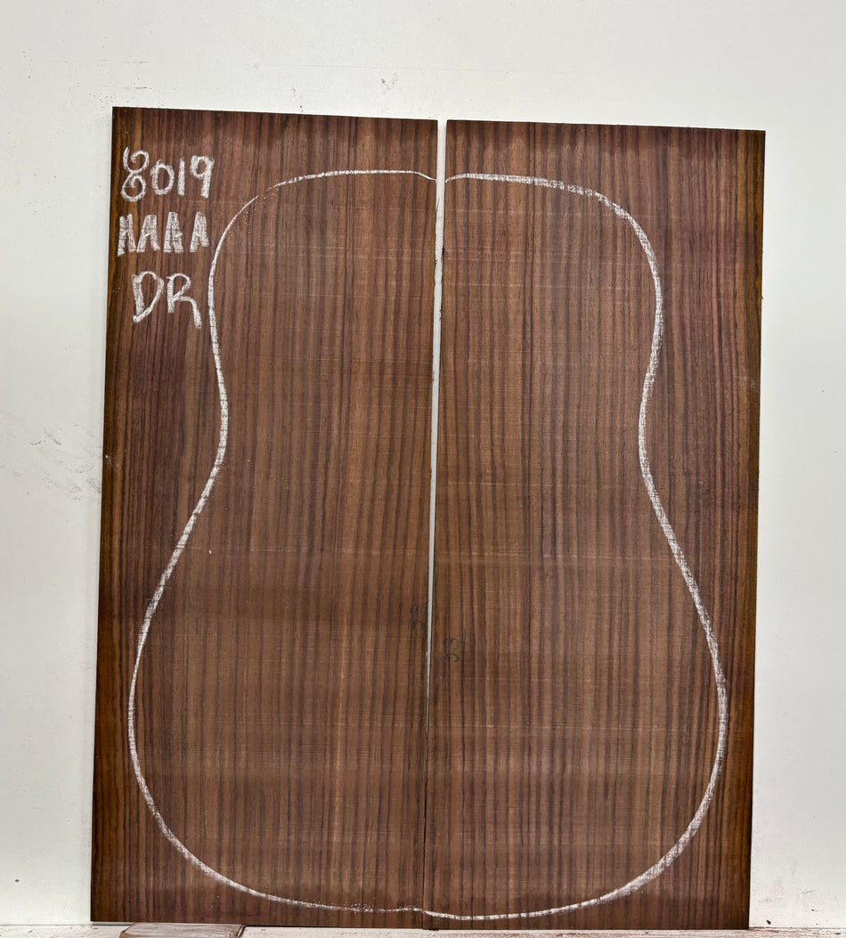 East Indian Rosewood Dreadnought Guitar Back Set #8019 - Exotic Wood Zone