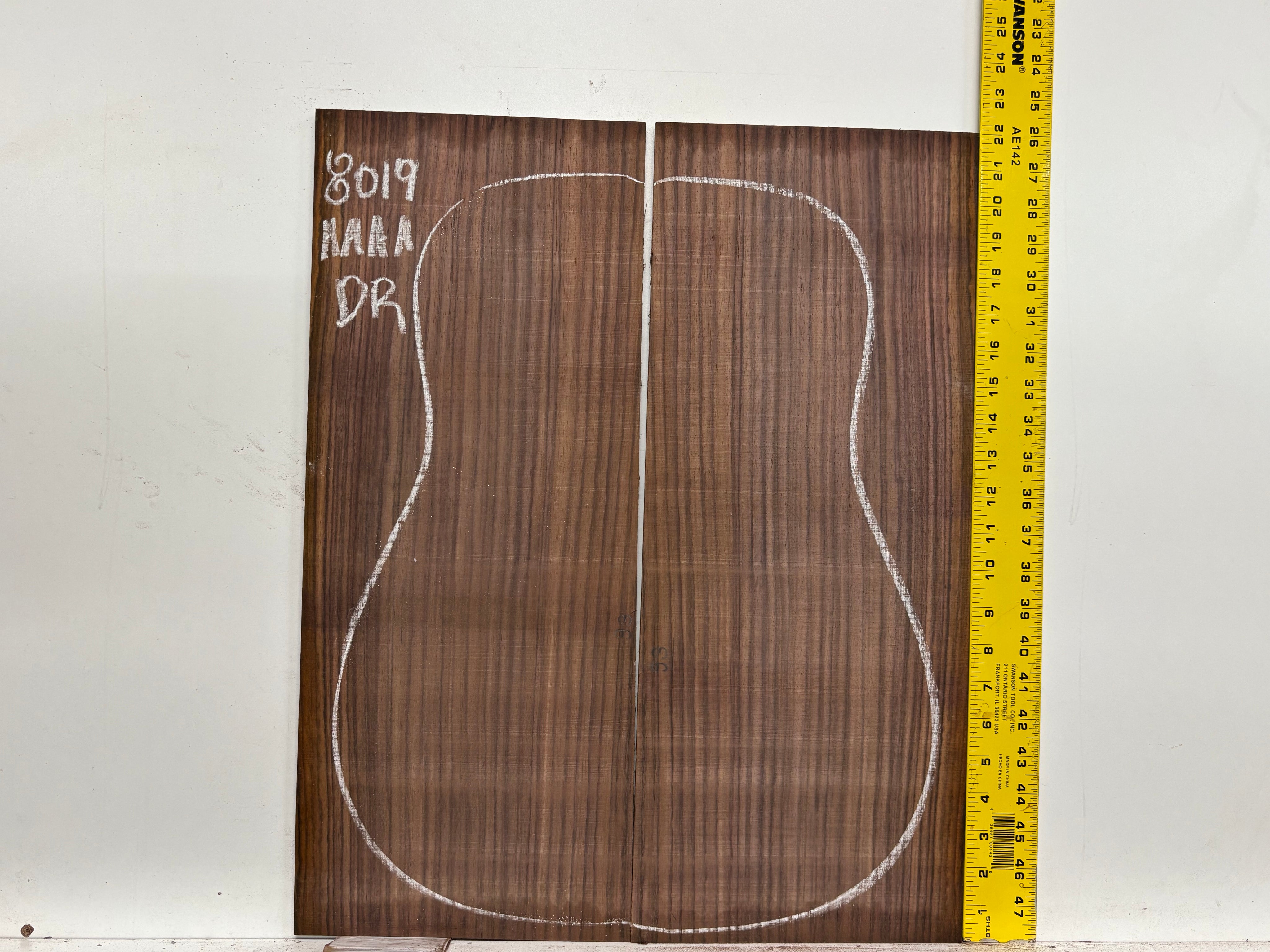 East Indian Rosewood Dreadnought Guitar Back Set #8019 - Exotic Wood Zone
