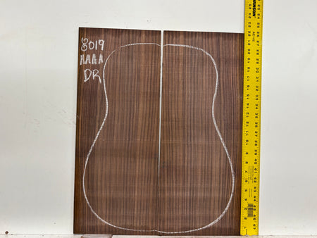 East Indian Rosewood Dreadnought Guitar Back Set #8019 - Exotic Wood Zone