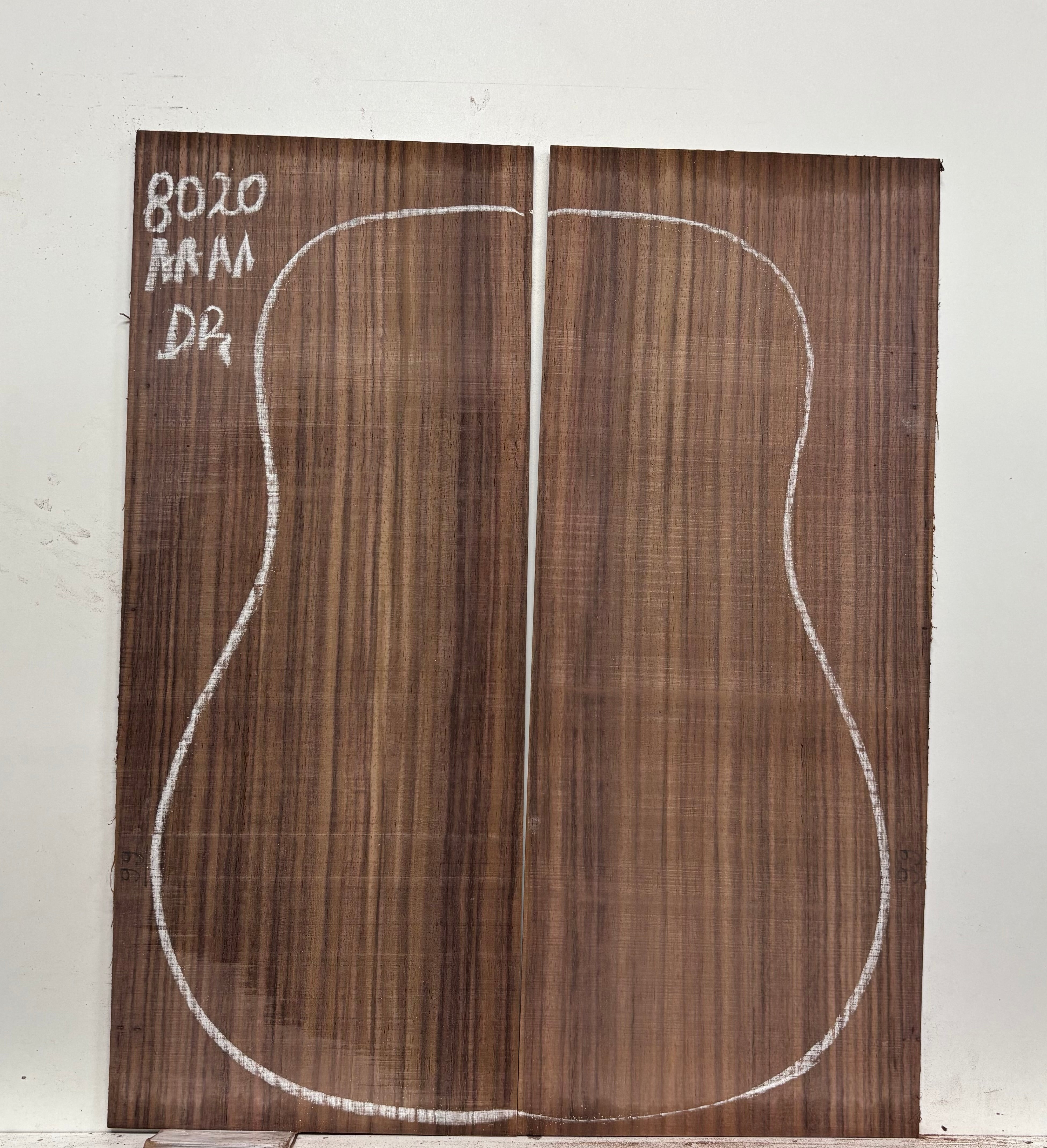 East Indian Rosewood Dreadnought Guitar Back Set #8020 - Exotic Wood Zone