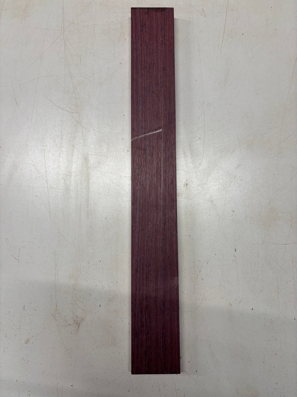 1 Piece, Purpleheart Guitar Neck Blank 24"x3"x1"#5651