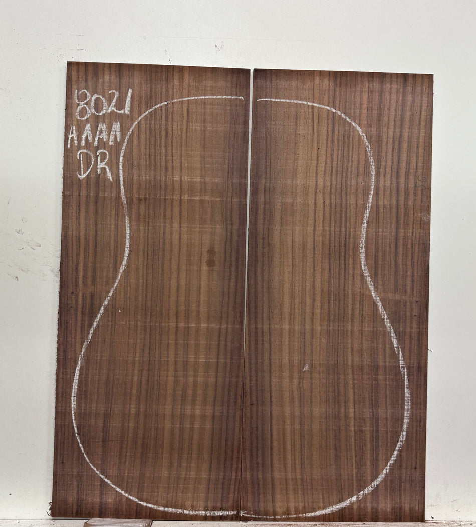 East Indian Rosewood Dreadnought Guitar Back Set #8021 - Exotic Wood Zone