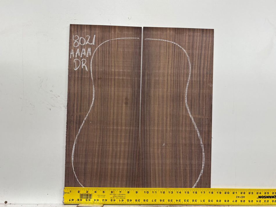 East Indian Rosewood Dreadnought Guitar Back Set #8021 - Exotic Wood Zone