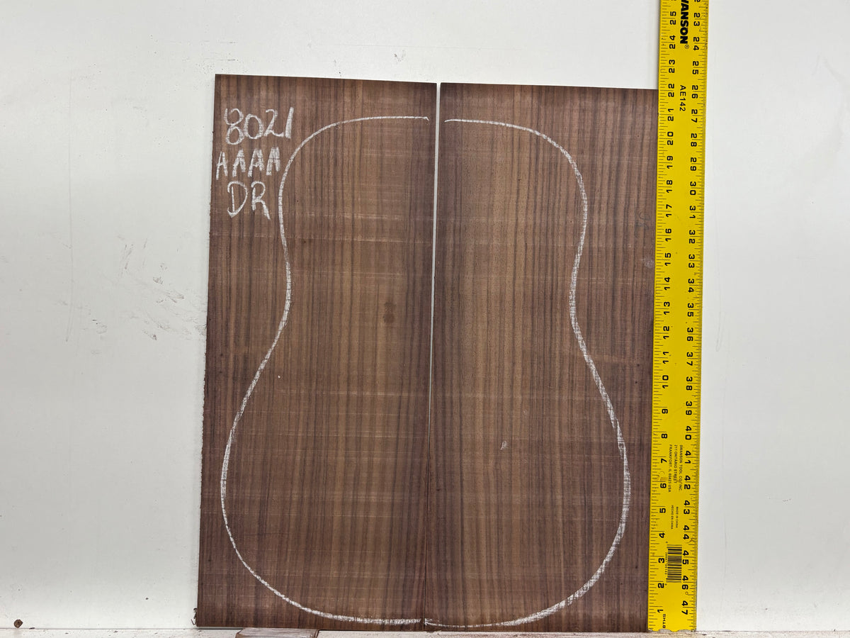 East Indian Rosewood Dreadnought Guitar Back Set #8021 - Exotic Wood Zone