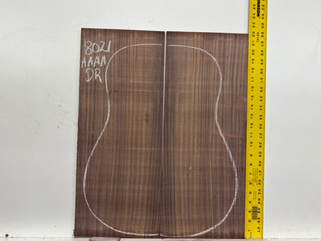 East Indian Rosewood Dreadnought Guitar Back Set #8021 - Exotic Wood Zone