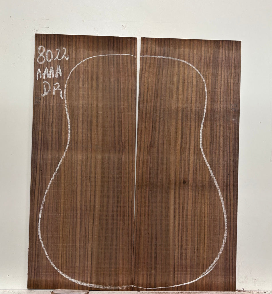 East Indian Rosewood Dreadnought Guitar Back Set #8022 - Exotic Wood Zone