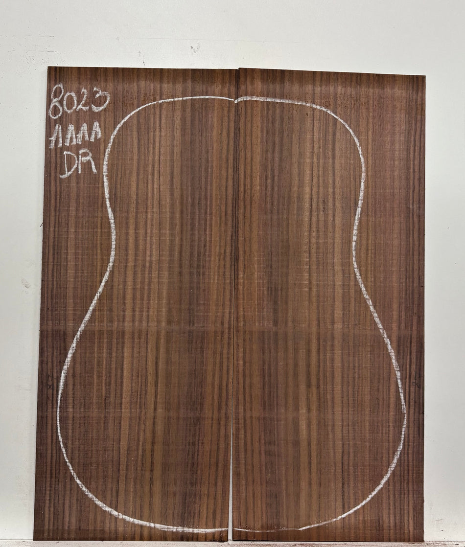 East Indian Rosewood Dreadnought Guitar Back Set #8023 - Exotic Wood Zone