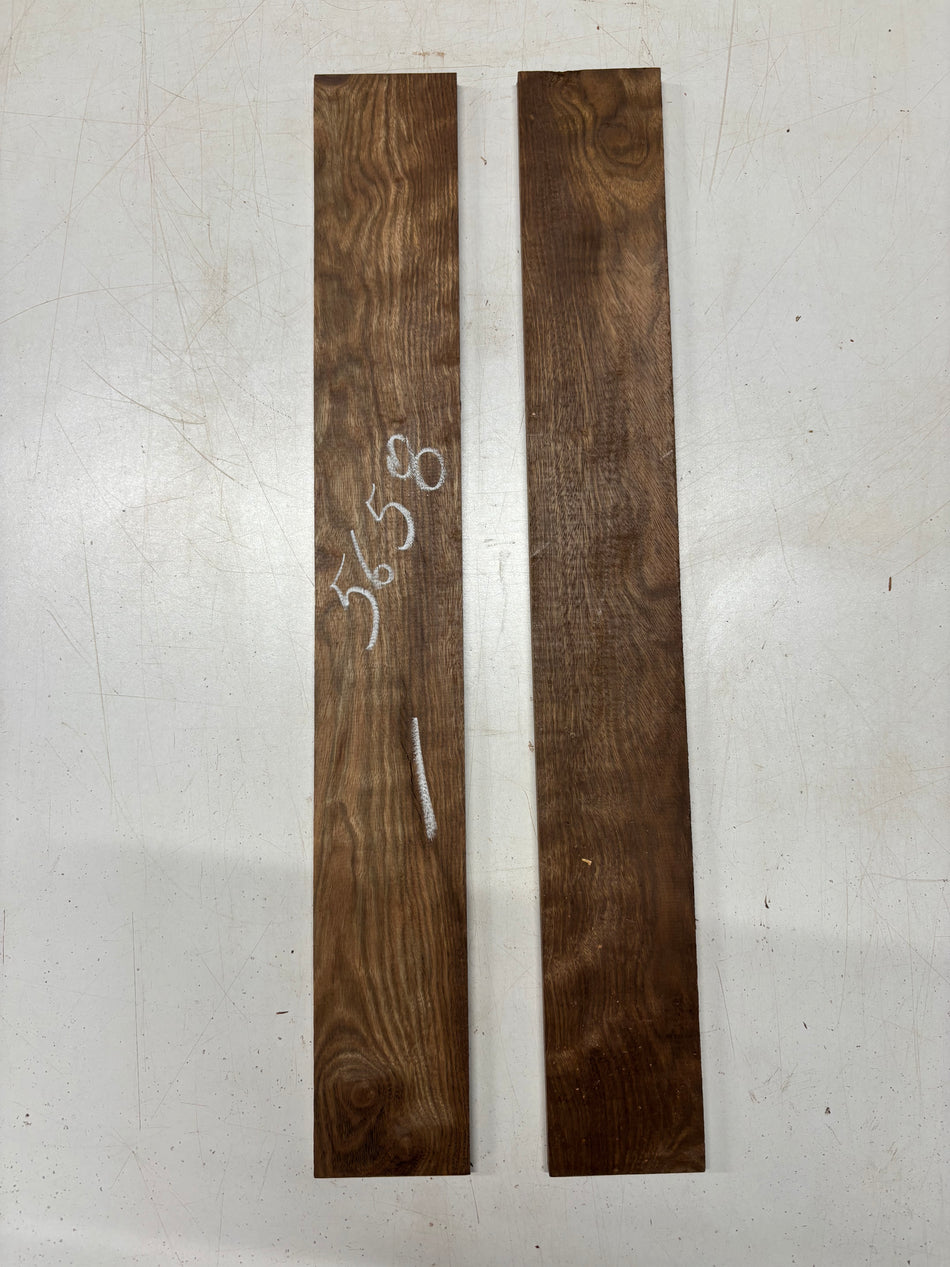 2 Pack, Chechen Fingerboard Blanks 21"x2-7/8"x1/4" ,   21"x2-7/8"x3/8"#5658