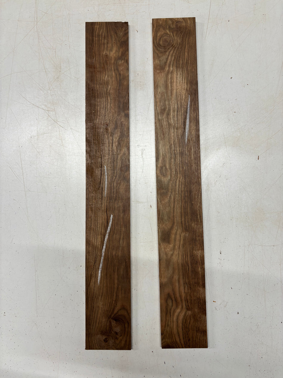 2 Pack, Chechen Fingerboard Blanks 21"x2-7/8"x1/4" ,   21"x2-7/8"x3/8"#5658