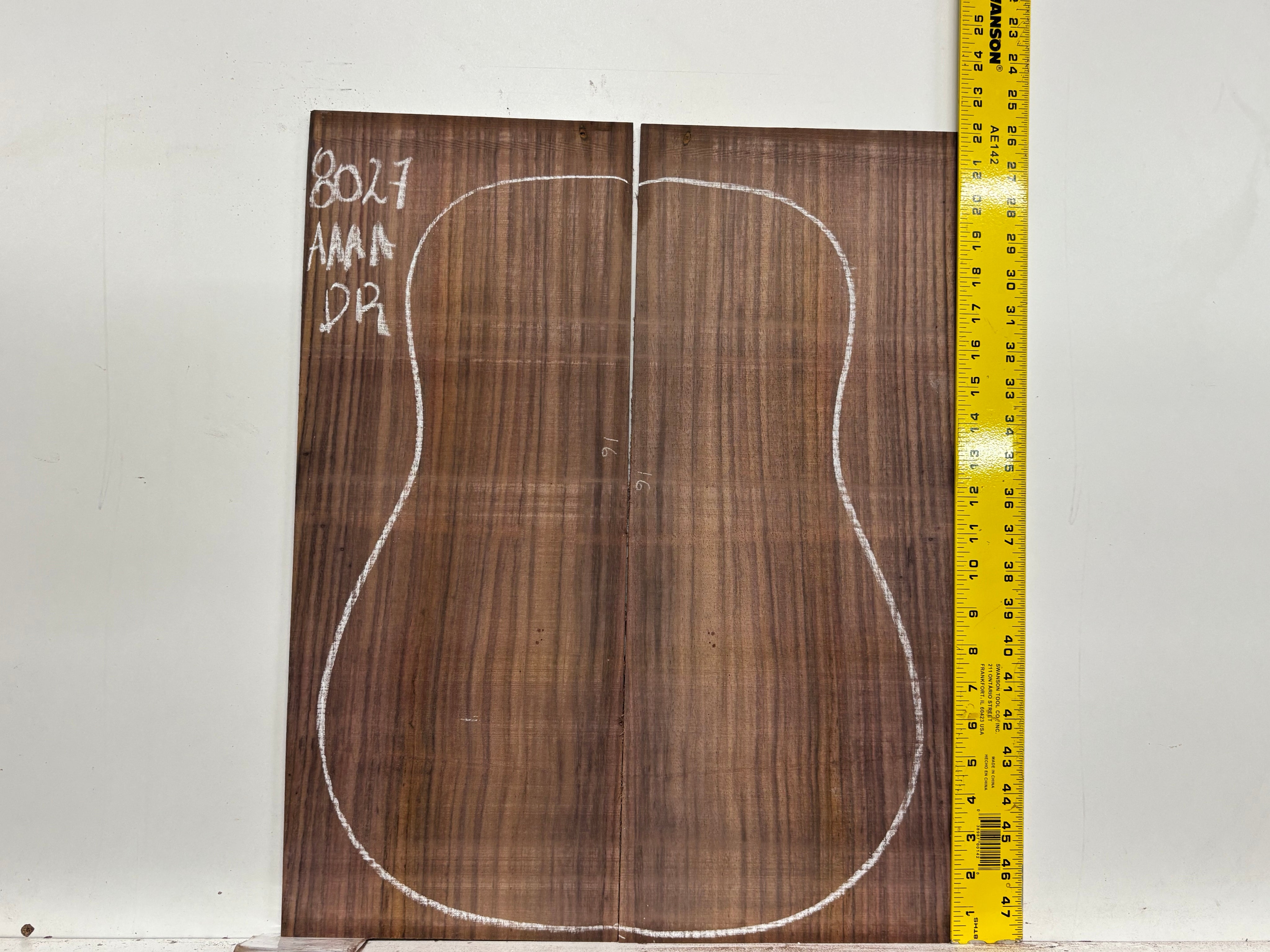 East Indian Rosewood Dreadnought Guitar Back Set #8027 - Exotic Wood Zone