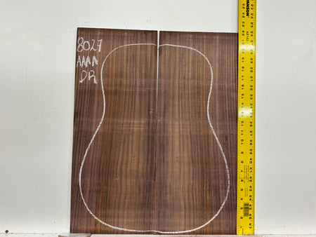 East Indian Rosewood Dreadnought Guitar Back Set #8027 - Exotic Wood Zone