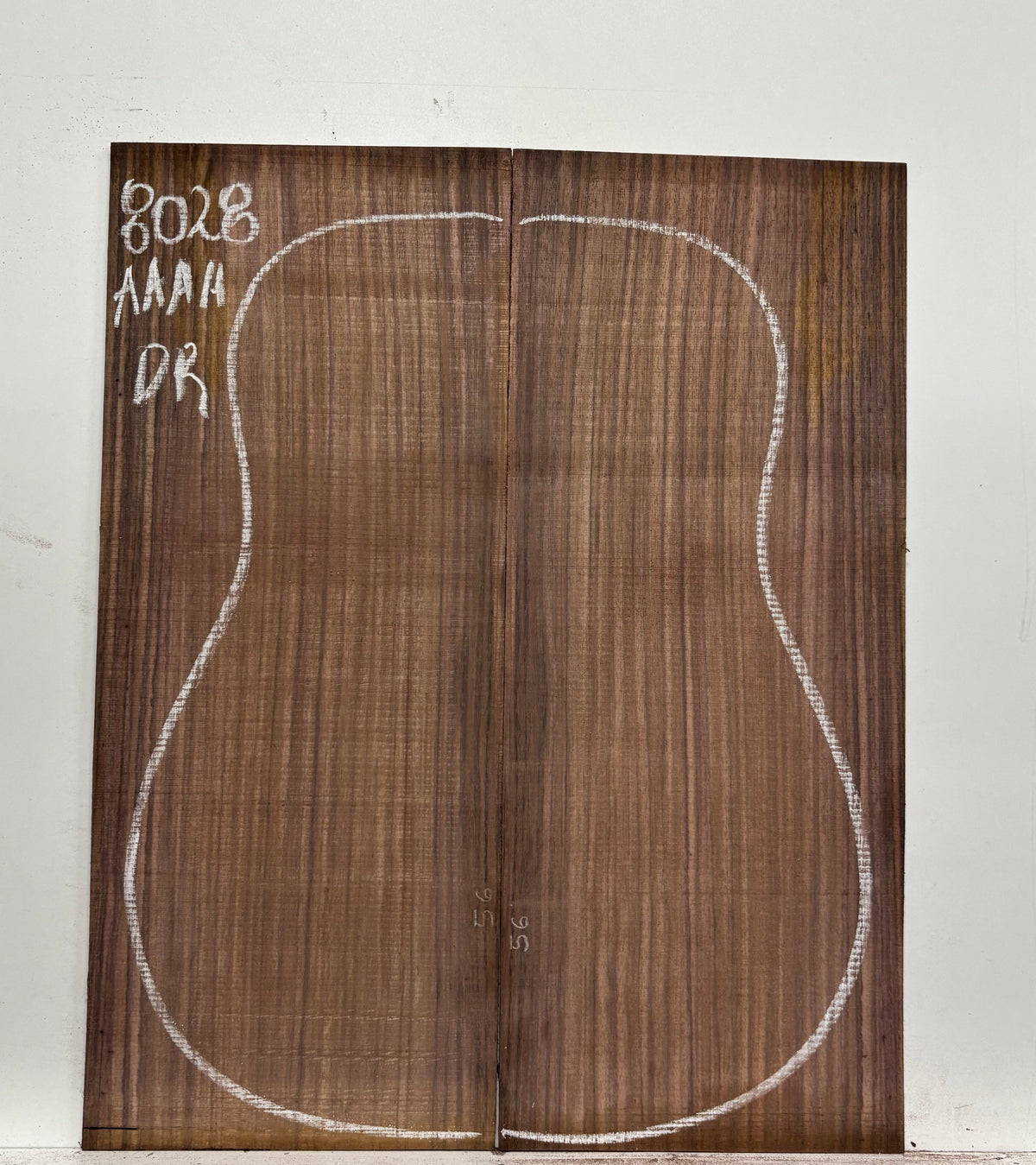 East Indian Rosewood Dreadnought Guitar Back Set #8028 - Exotic Wood Zone