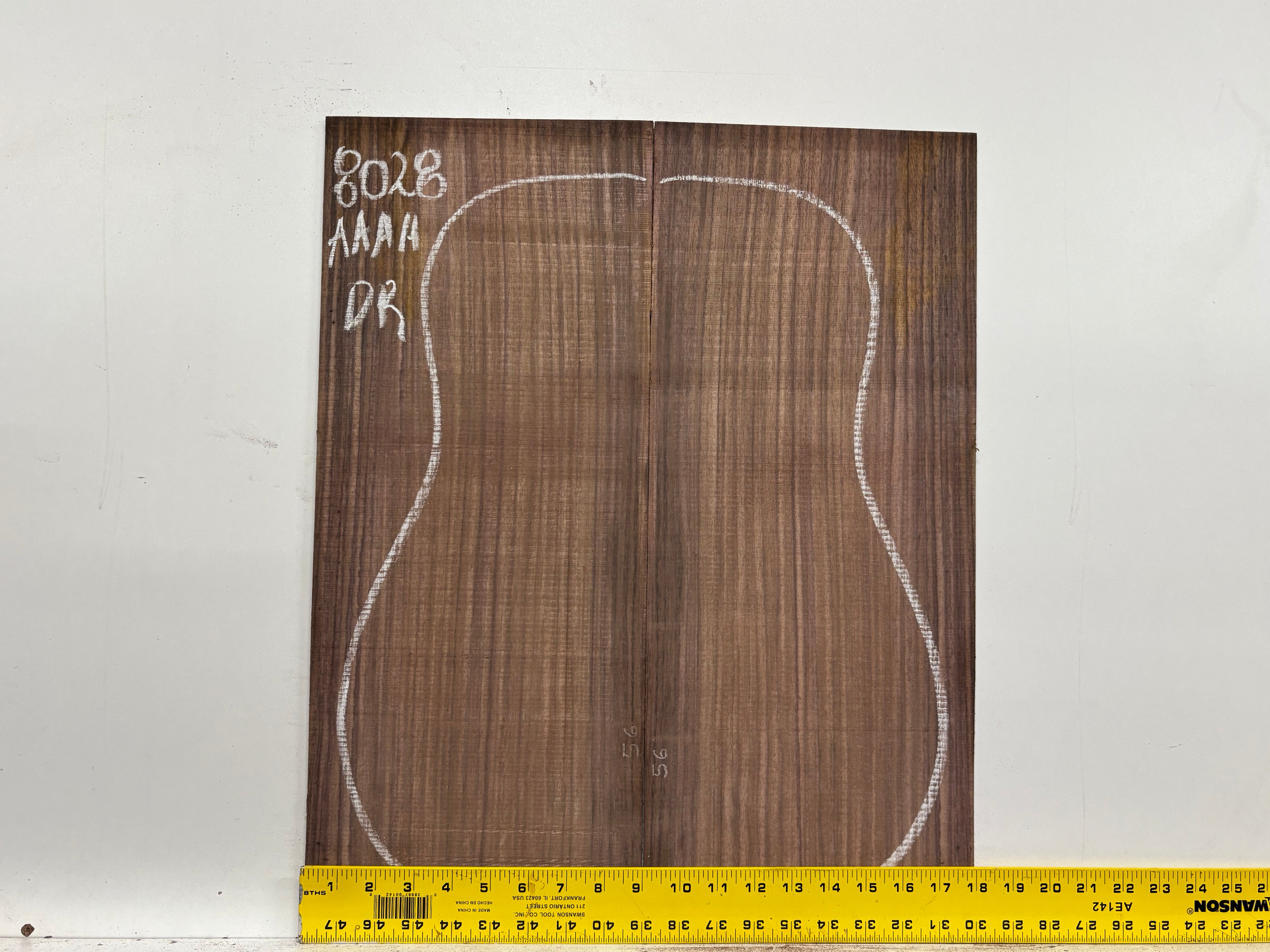 East Indian Rosewood Dreadnought Guitar Back Set #8028 - Exotic Wood Zone