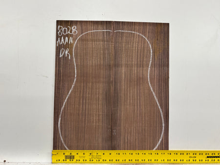 East Indian Rosewood Dreadnought Guitar Back Set #8028 - Exotic Wood Zone