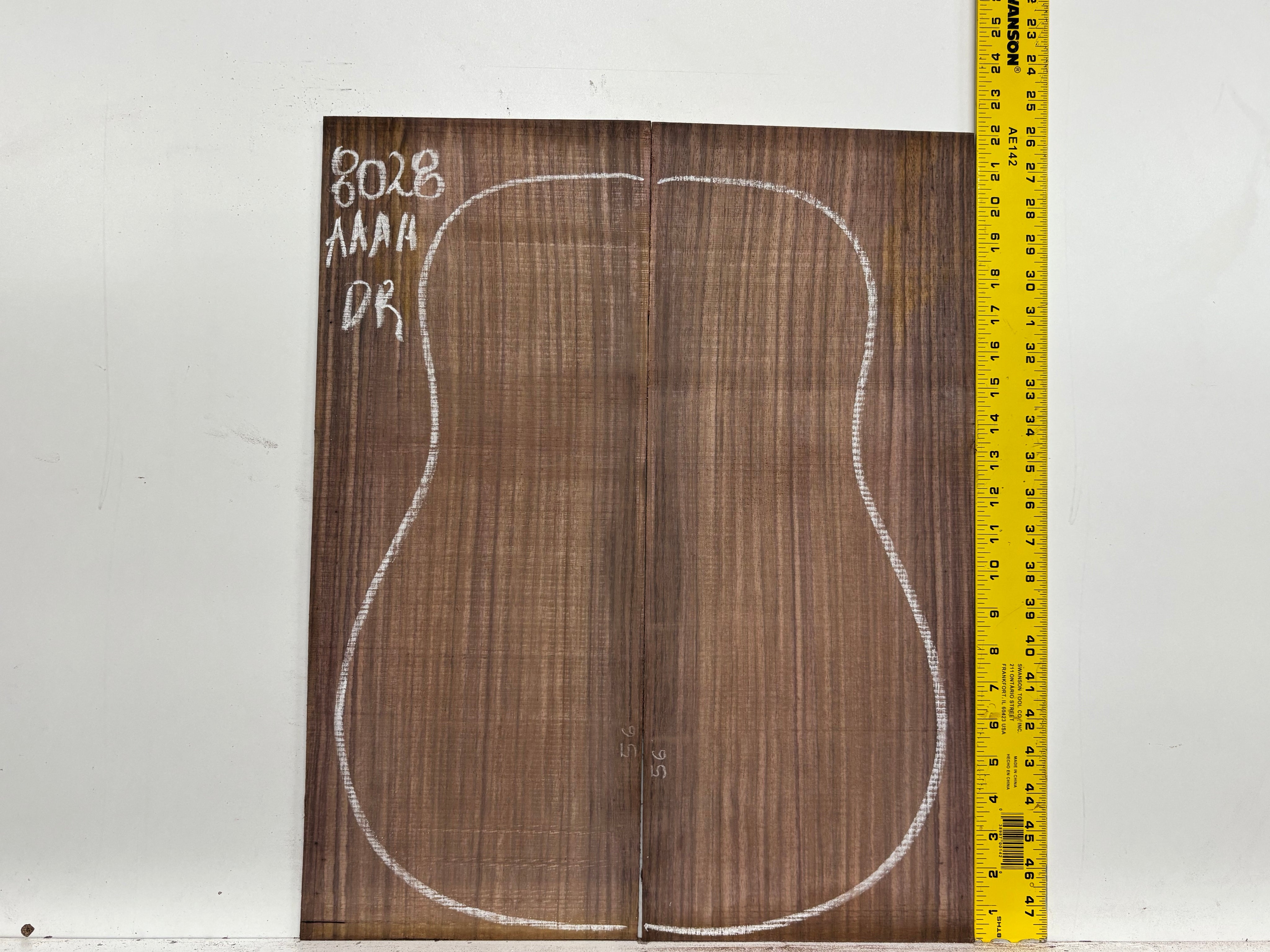 East Indian Rosewood Dreadnought Guitar Back Set #8028 - Exotic Wood Zone