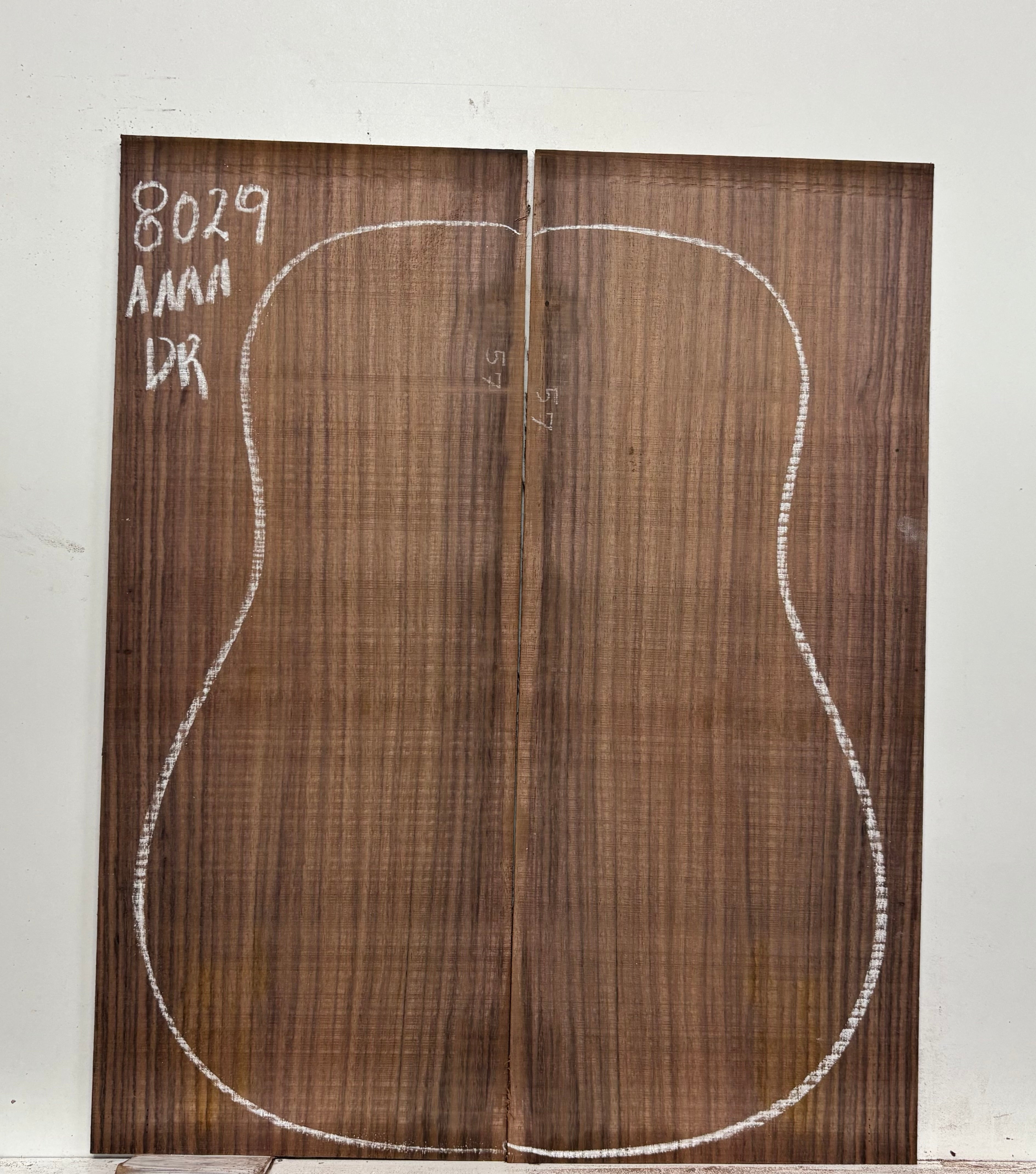 East Indian Rosewood Dreadnought Guitar Back Set #8029 - Exotic Wood Zone