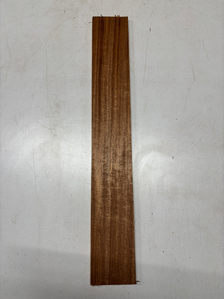 1 Piece, African Mahogany Thin Stock Lumber 31"x4-1/2"x1/2"#5660