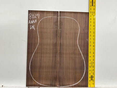 East Indian Rosewood Dreadnought Guitar Back Set #8029 - Exotic Wood Zone