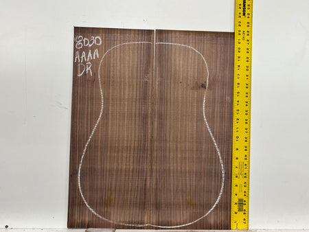 East Indian Rosewood Dreadnought Guitar Back Set #8030 - Exotic Wood Zone