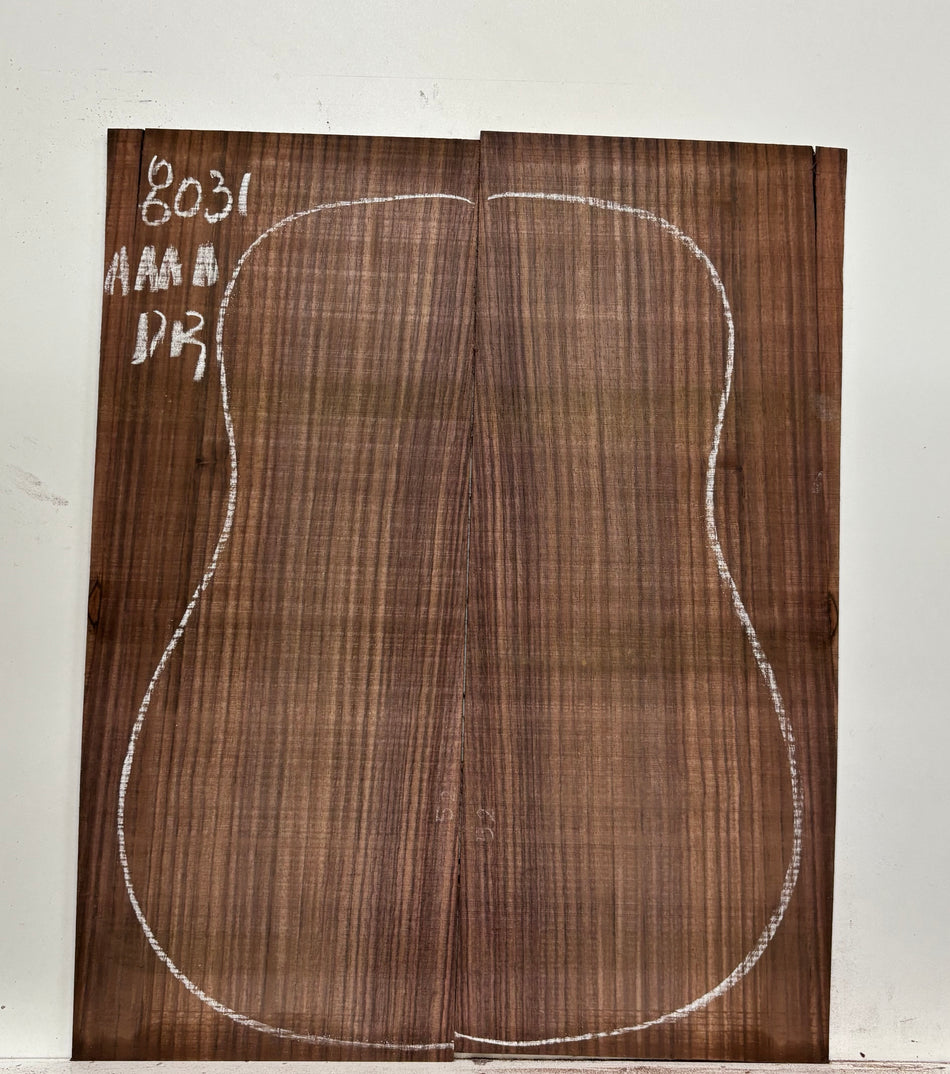 East Indian Rosewood Dreadnought Guitar Back Set #8031 - Exotic Wood Zone
