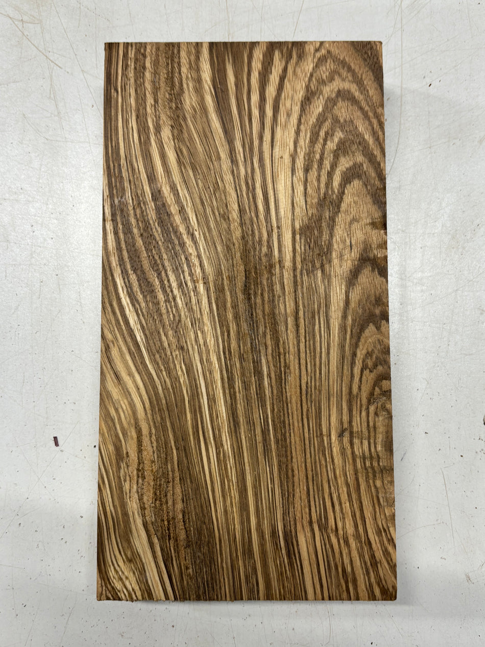 1 Piece, Zebrawood Lumber Board Blank 11-7/8"x 6"x1-7/8"#5664