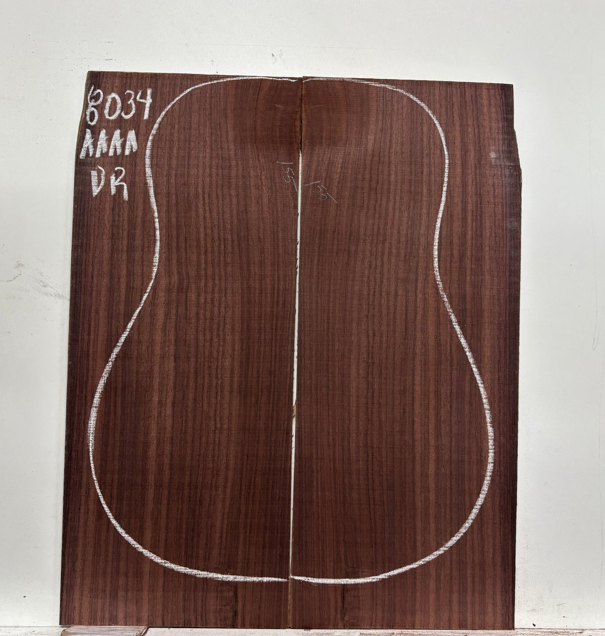 East Indian Rosewood Dreadnought Guitar Back Set #8034 - Exotic Wood Zone