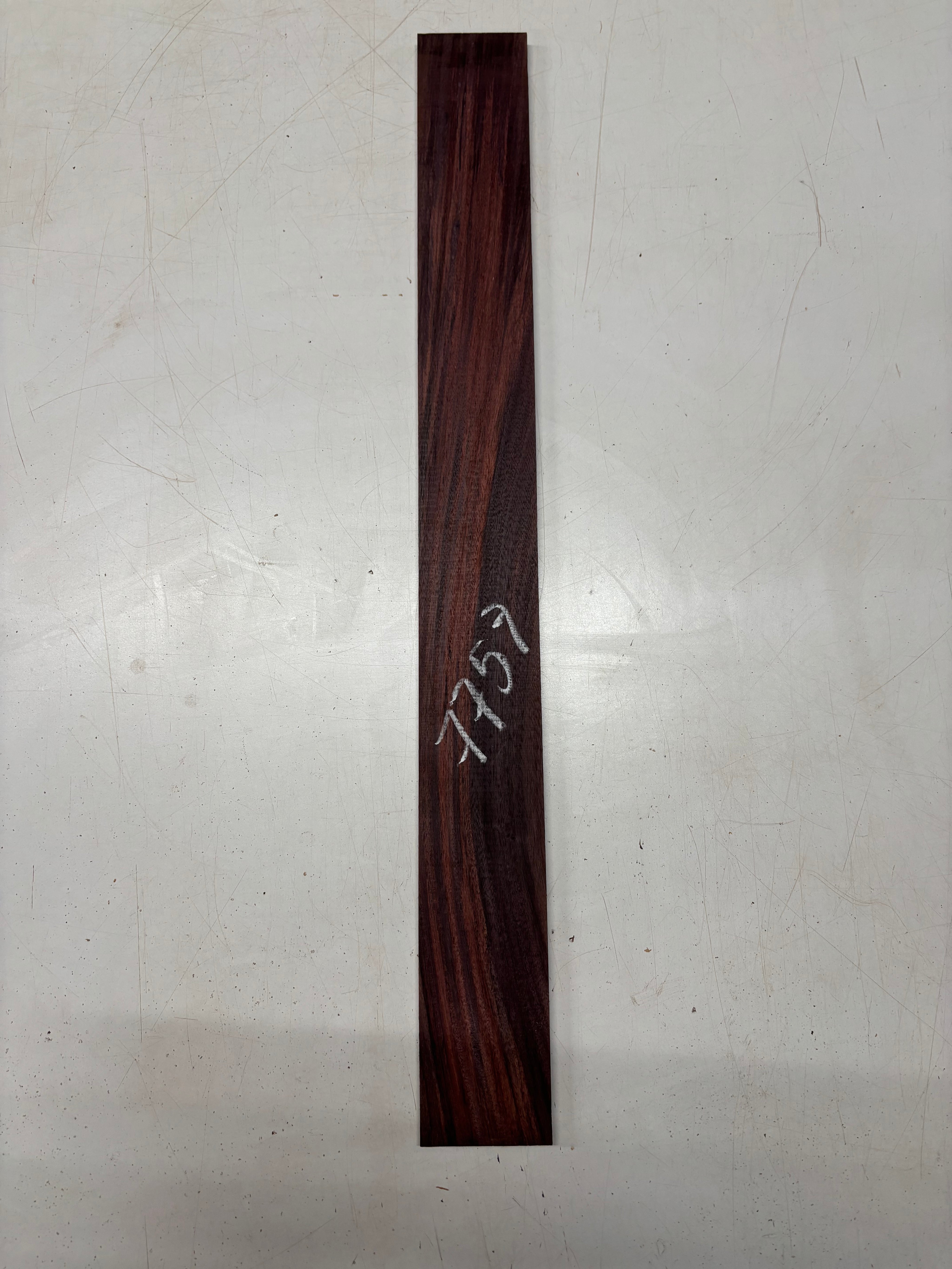 1 Piece, Royal Indian Rosewood Fingerboard Blank 28"x3"x3/8"#7757 - Exotic Wood Zone