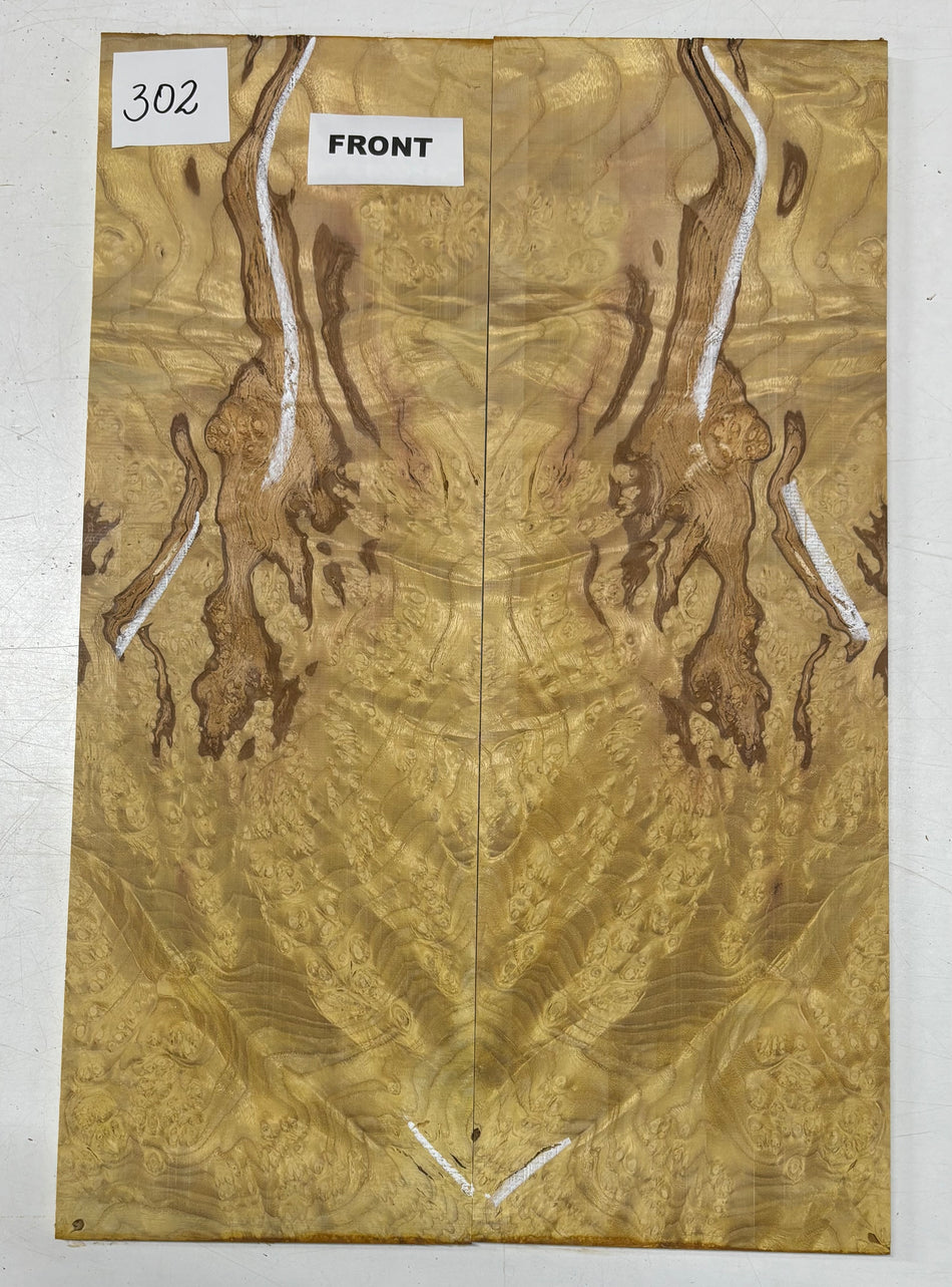 Osage Orange Burl Guitar Drop Top 21" x 7" x 3/8" #302